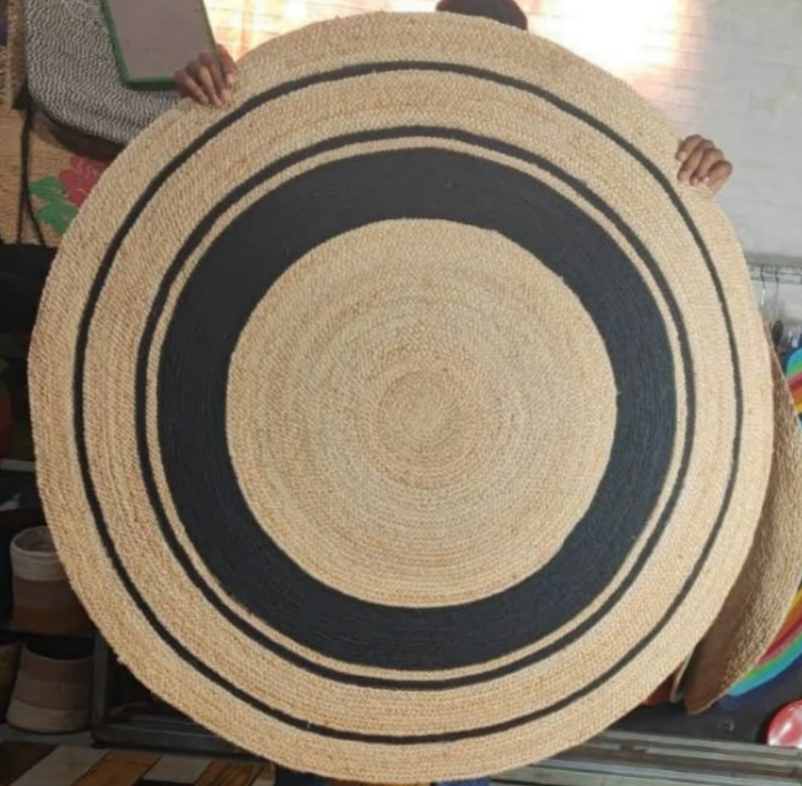 Jute floor mate #k003