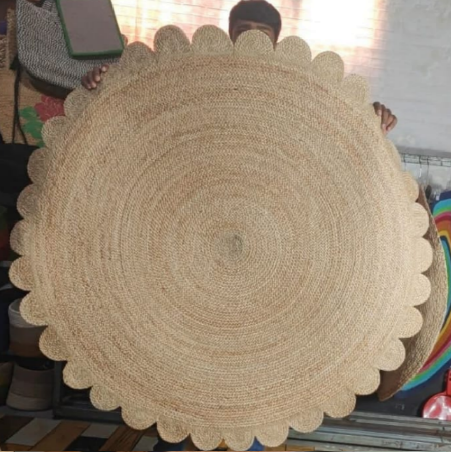Jute floor mate #k011