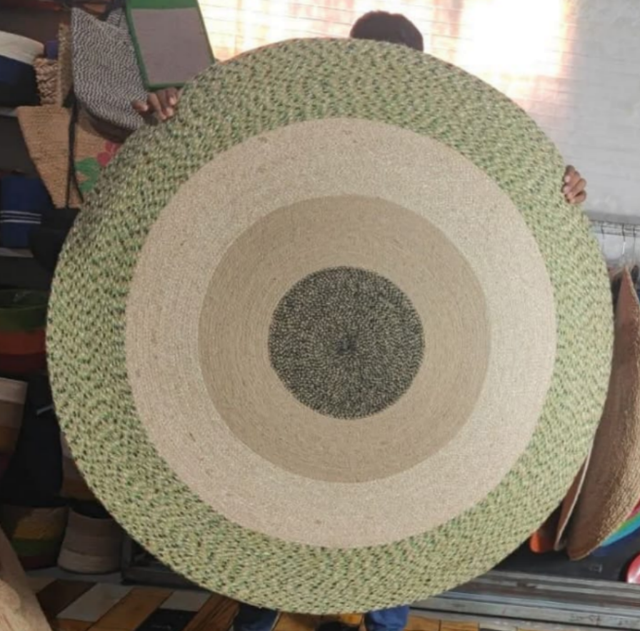 Jute floor mate #k013