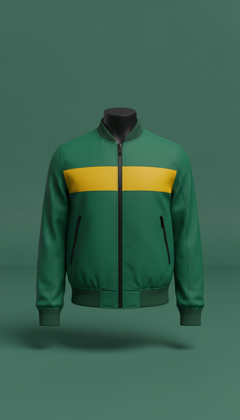 Shadow Pine Bomber Jacket Tailored Fit